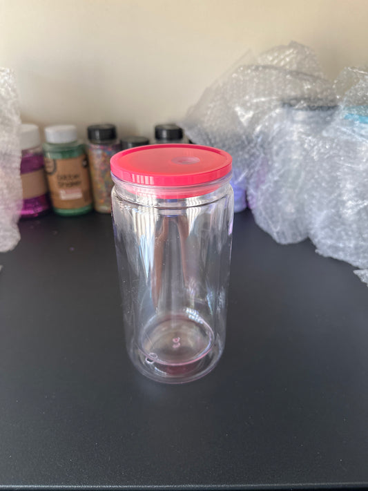 16oz Coloured Acrylic Lids