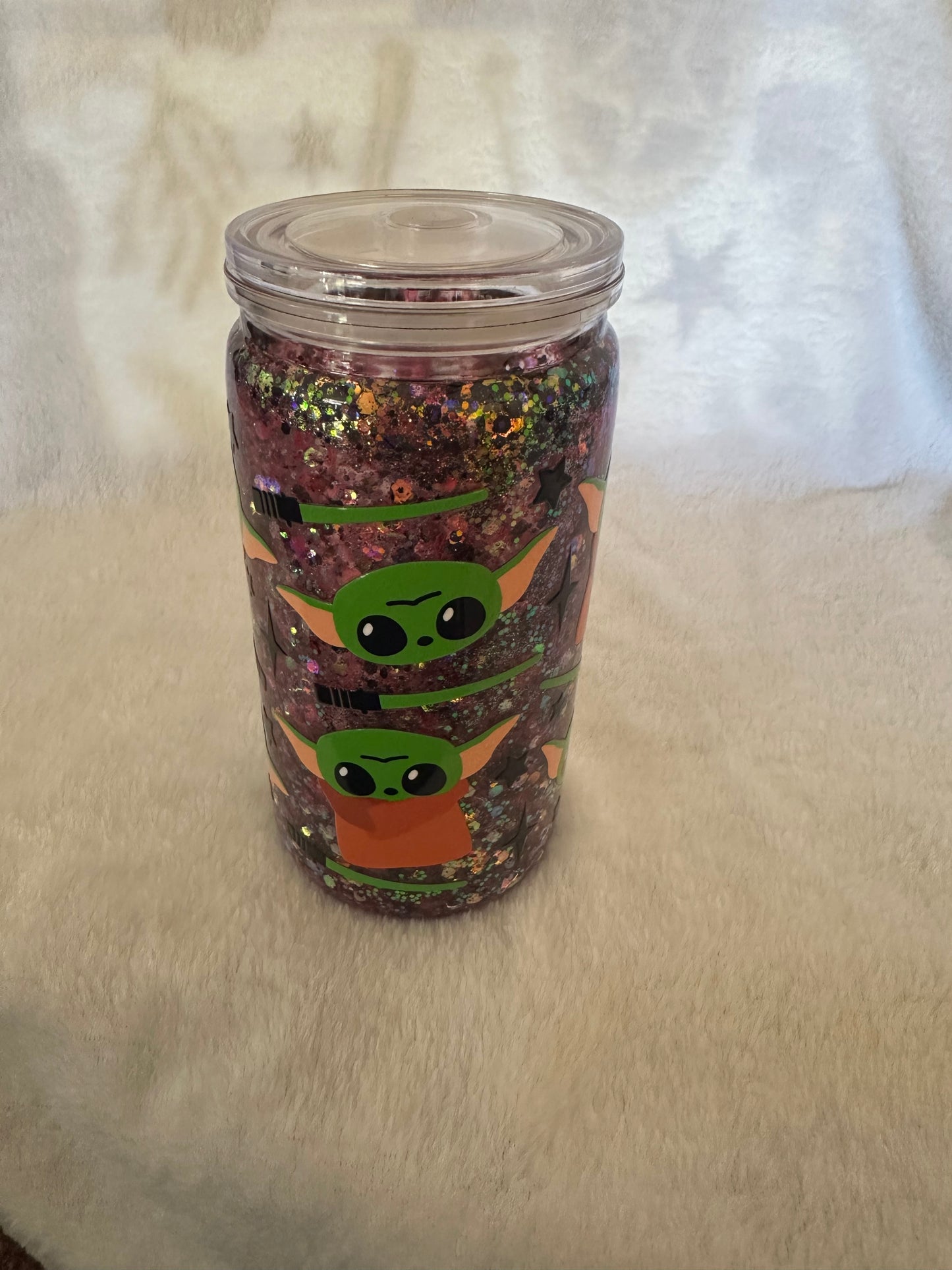 Custom 16oz Snow-globe Tumbler