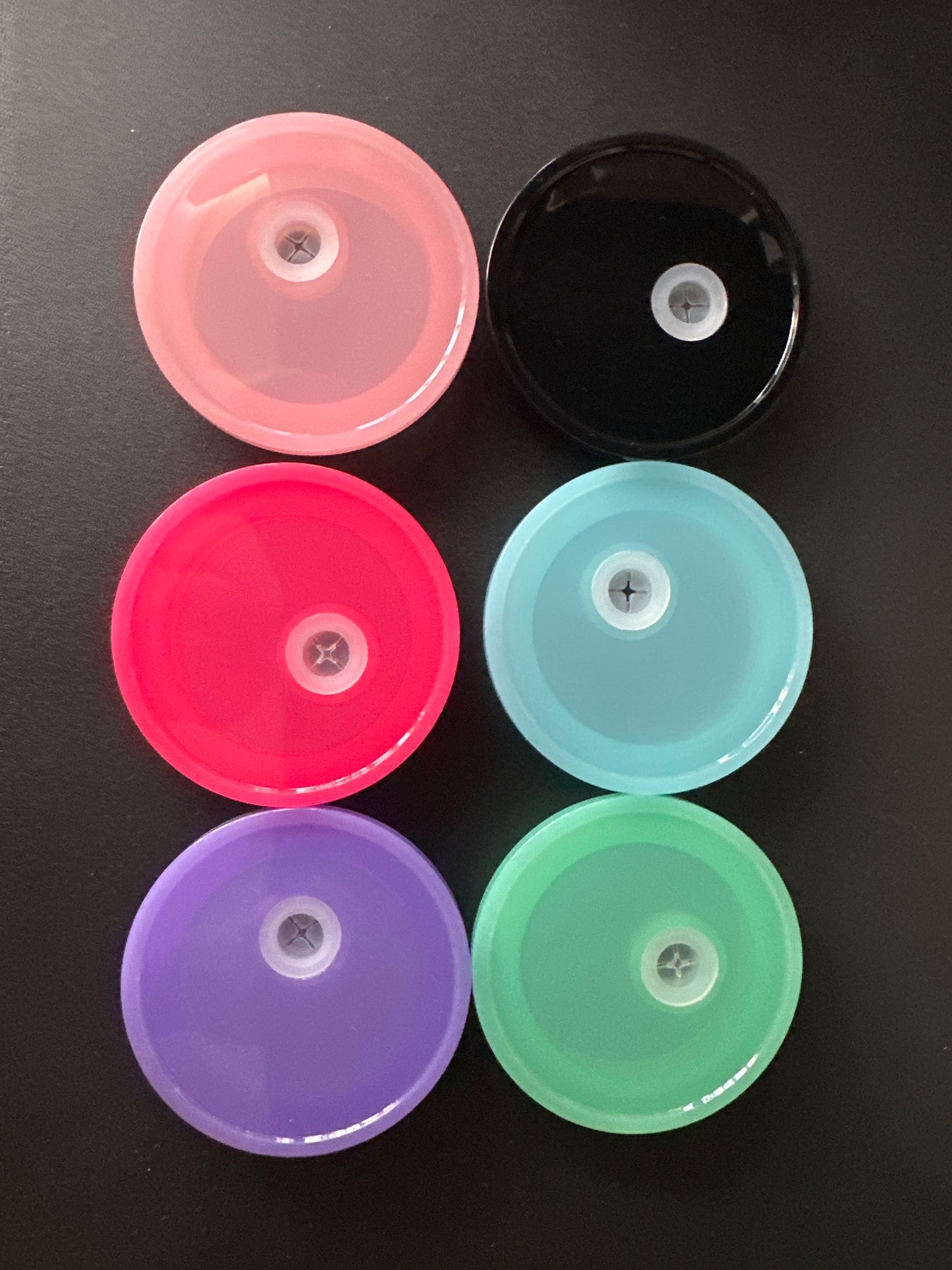 16oz Coloured Acrylic Lids